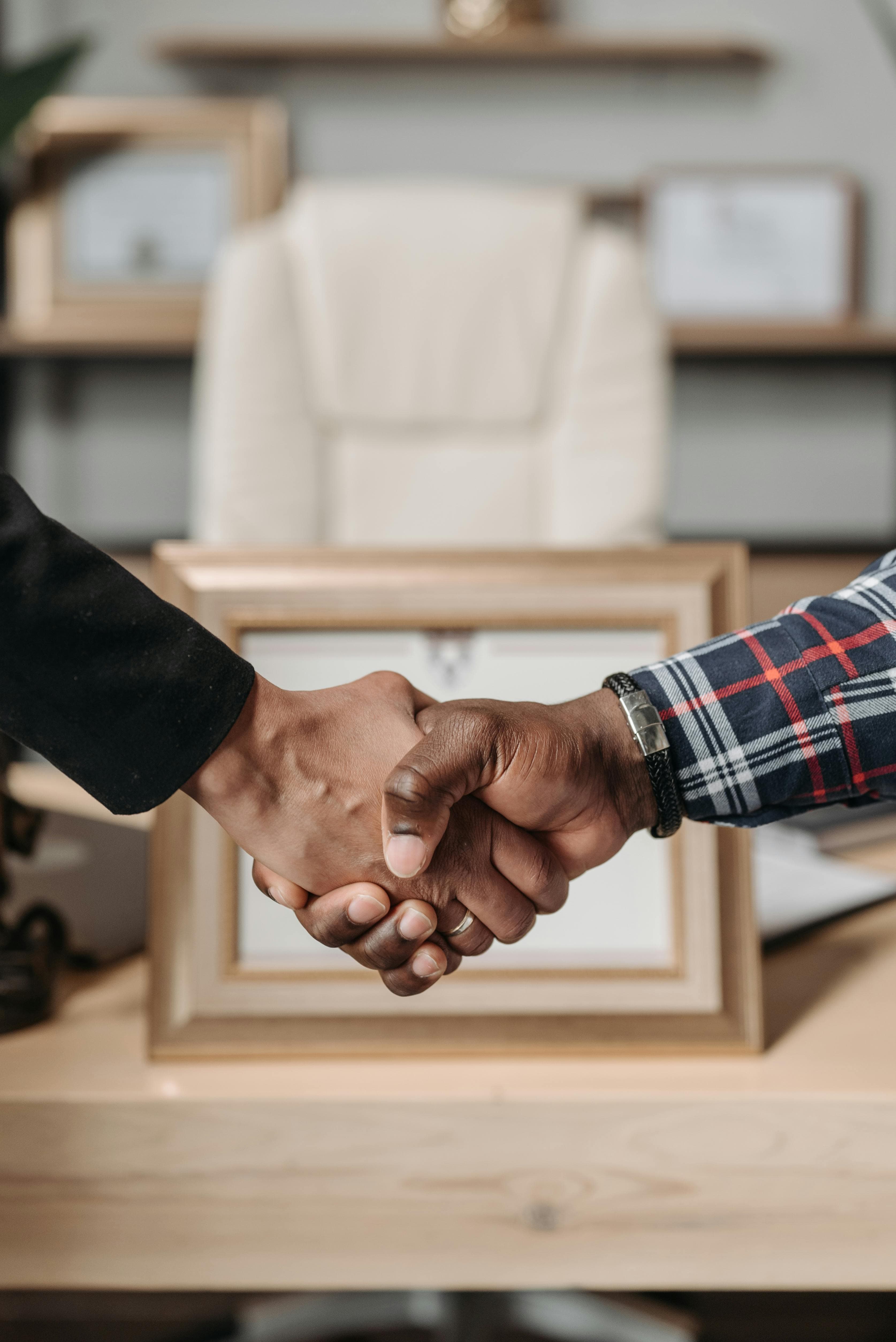 shaking hands